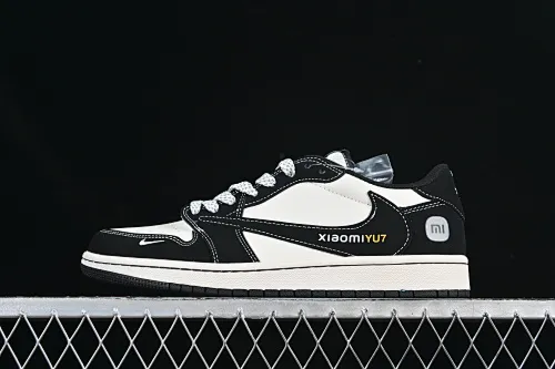 All categories Air Jordan Jordan series basketball shoes Air Jordan 1 Low High-end customized low-top sneakers Travis Scott x Fragment Design x Air Jordan 1 Low OG SP AJ1 Qiao 1 Xiaomi joint black YU7 low-top cultural and casual sneakers XX3168-189